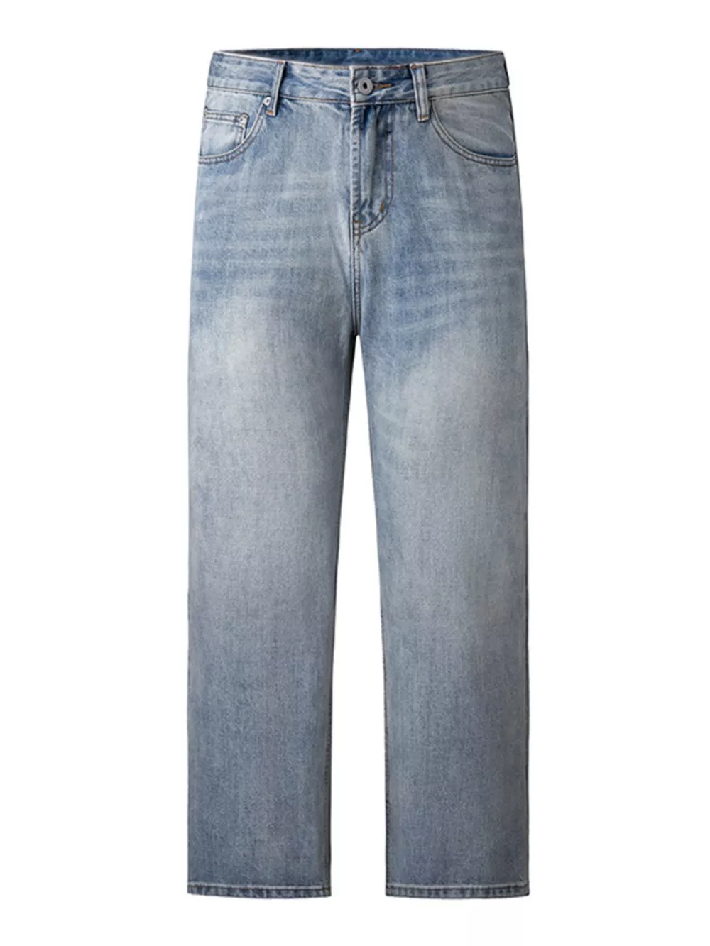 Men's Wash Loose Fit Jeans, image 2