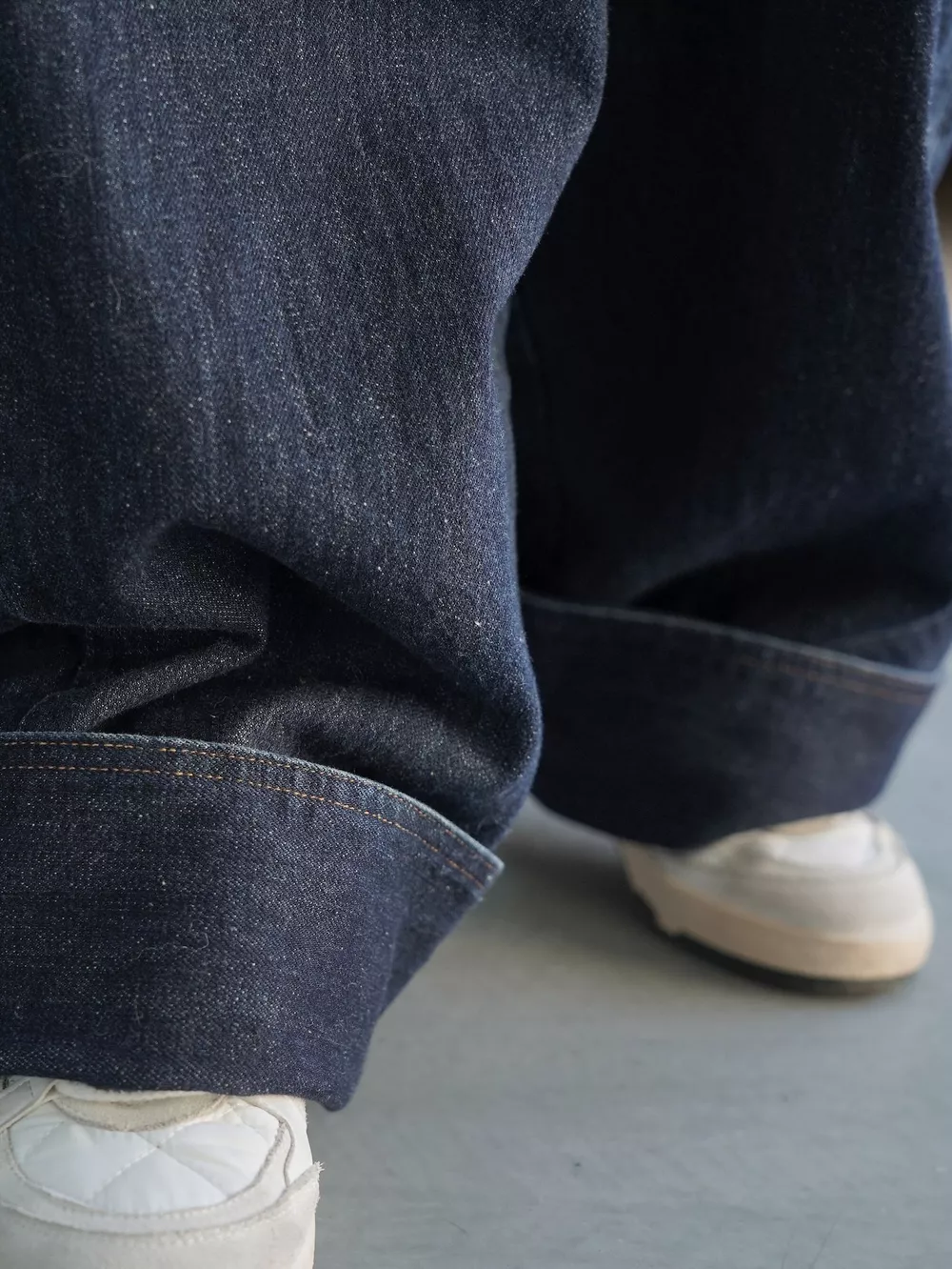 Vintage Dark Wash Wide-Leg Denim Overalls, image 32