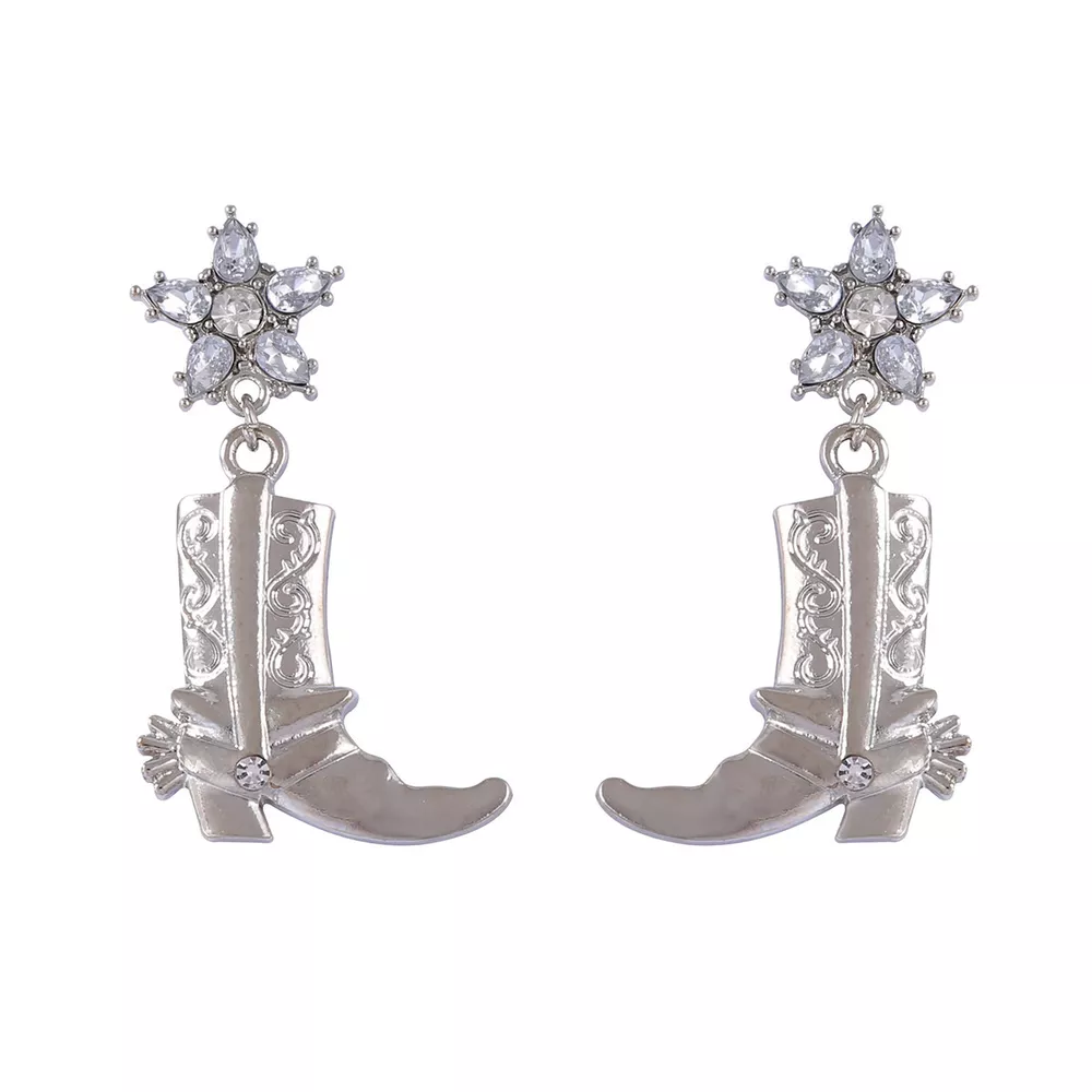 Western Style Boot Dangle Earrings, image 7