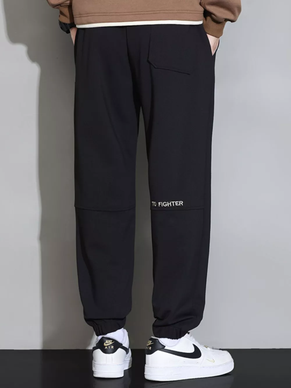Men's Plus Size Casual Jogger Pants with Drawstring, image 3