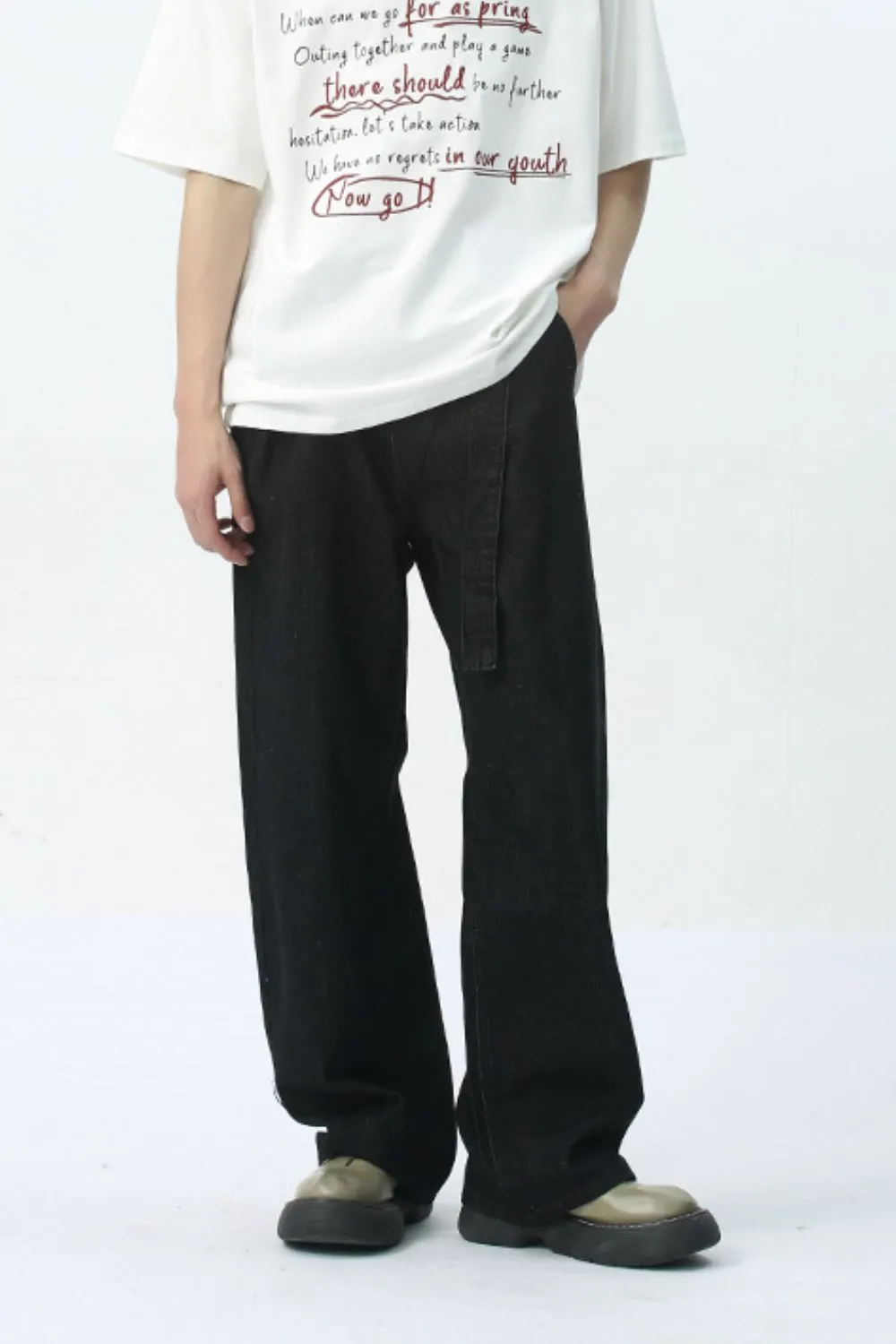 Baggy Jeans with Pockets, image 2