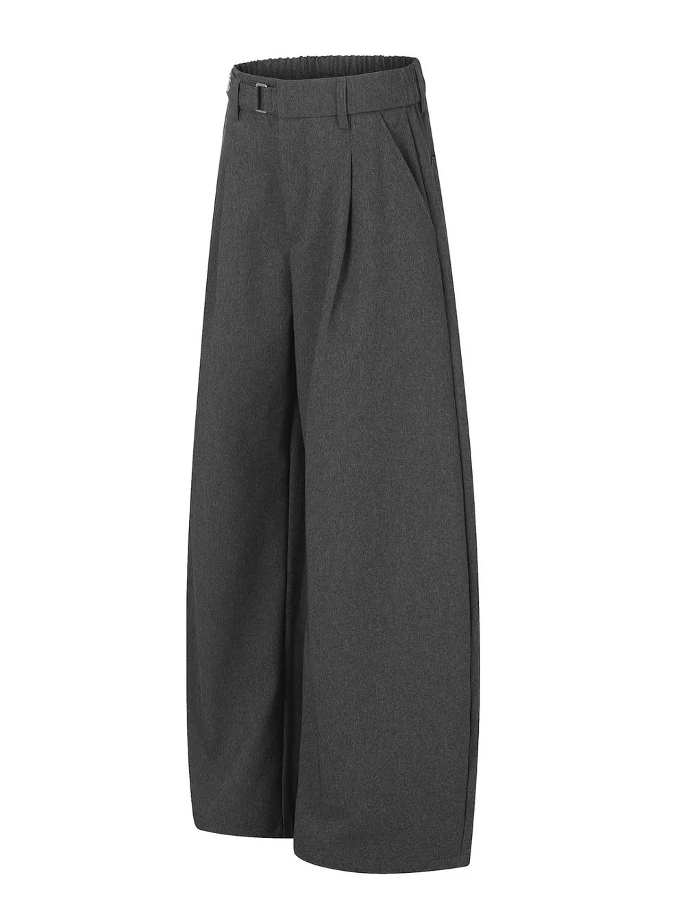 Men's High-Waisted Wide-Leg Pleated Pants, image 2