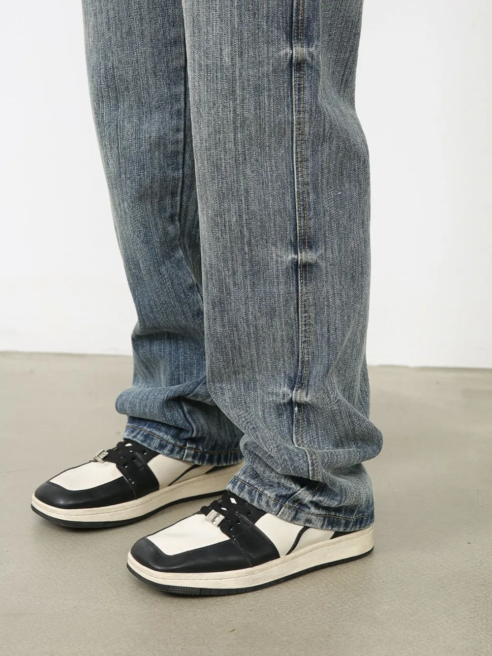 Men's Baggy Jeans with Pockets, image 4