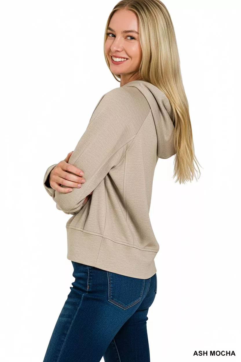 Drawstring Scuba Hoodie, image 3