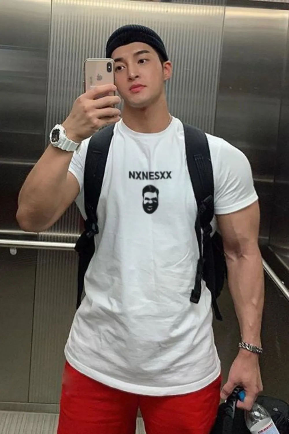 Men's Plus Size Round Neck Short Sleeve T-Shirt, image 3