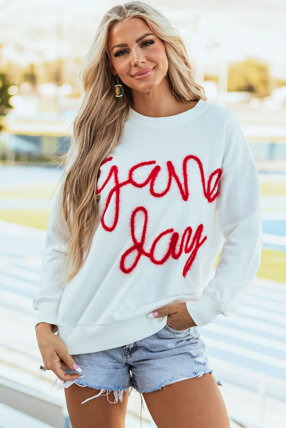 Round Neck Long Sleeve Sweatshirt, image 5