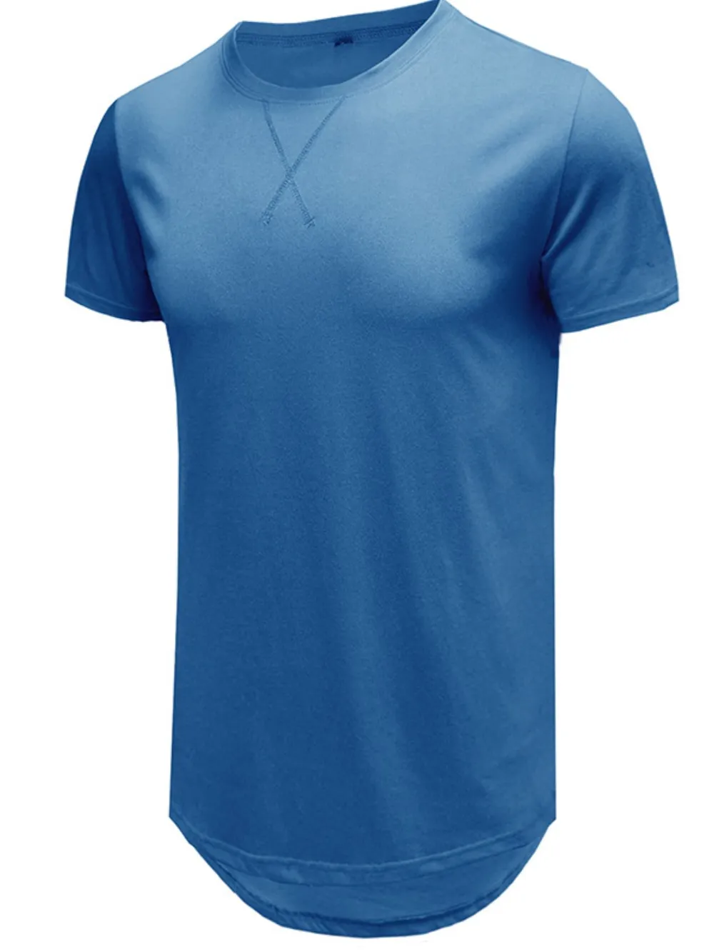 Men's Basic Curved Hem T-Shirt, image 9