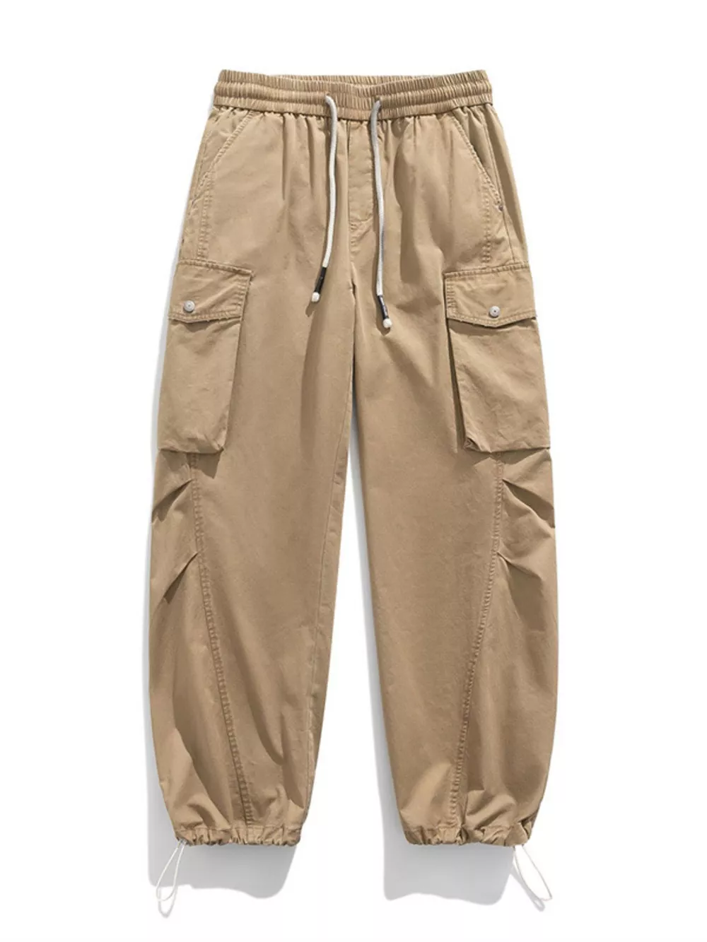 Men's Plus Size Casual Loose Fit Cargo Pants, image 5