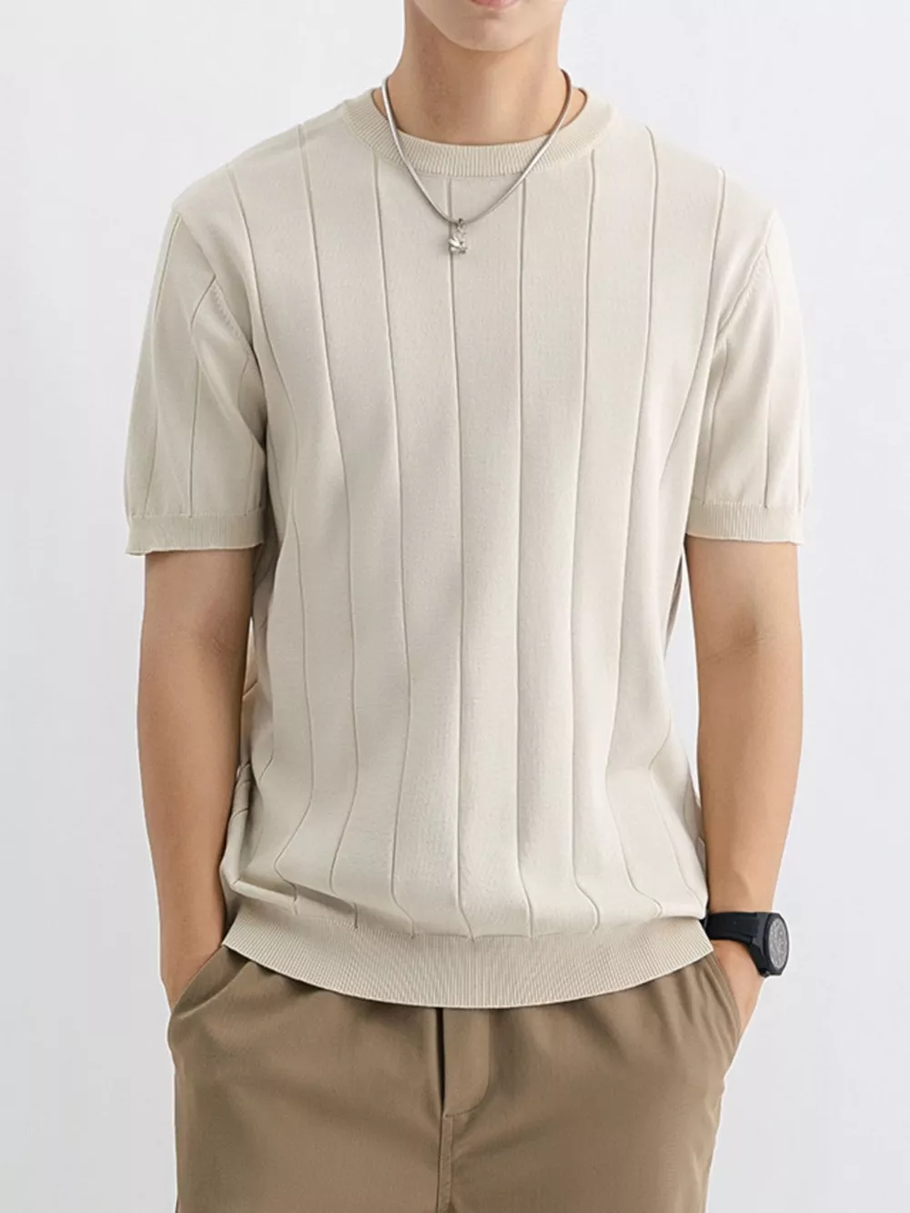 Men's Plus Size Breathable Short Sleeve T-Shirt