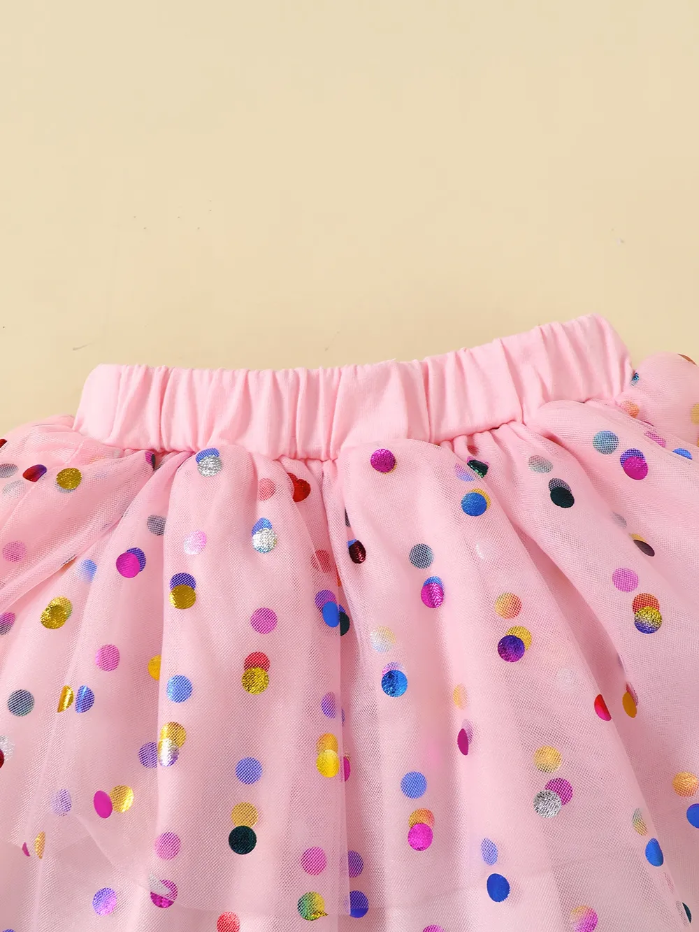Children's Ruffled Graphic Bodysuit and Skirt Set, image 7