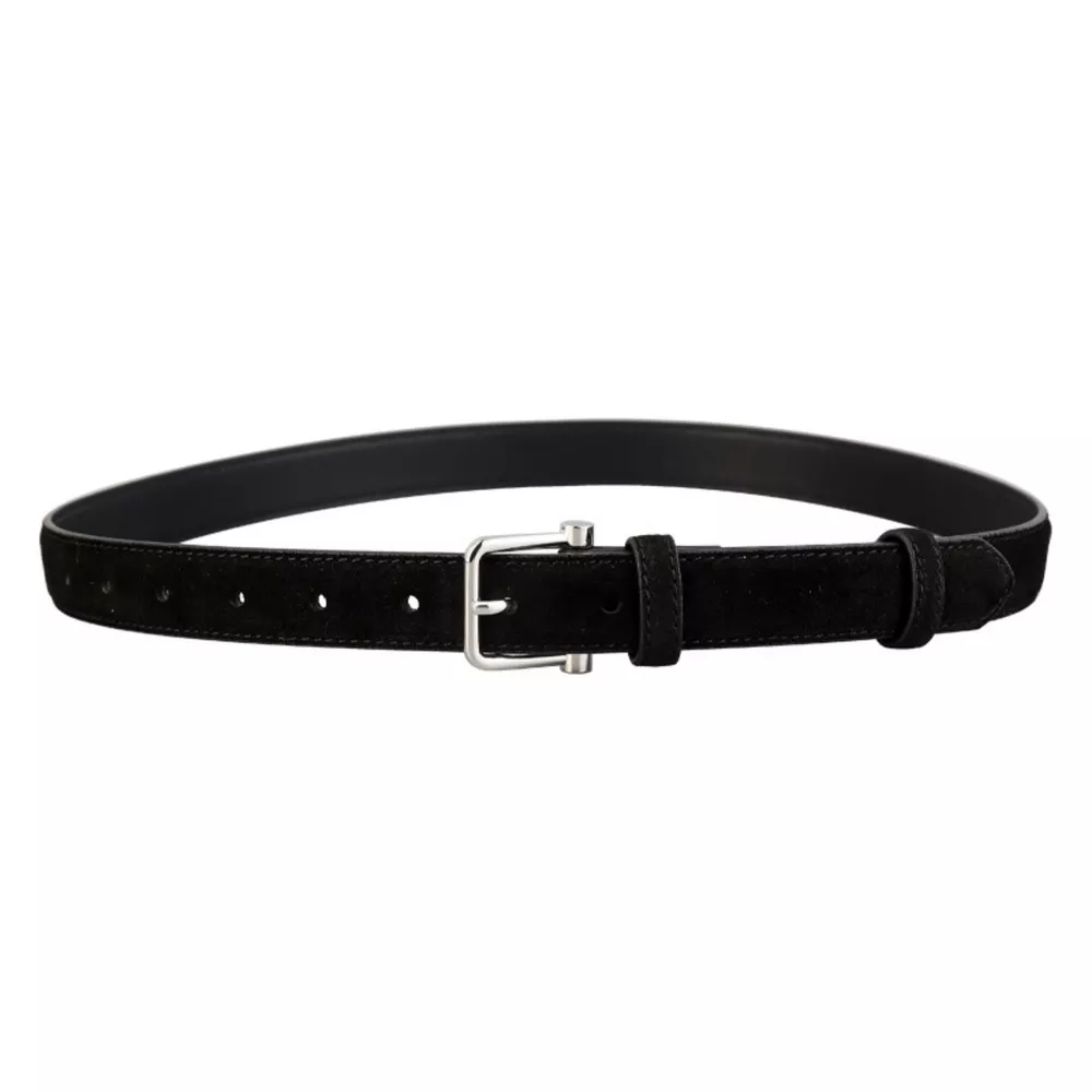 Classic Silver Buckle Belt