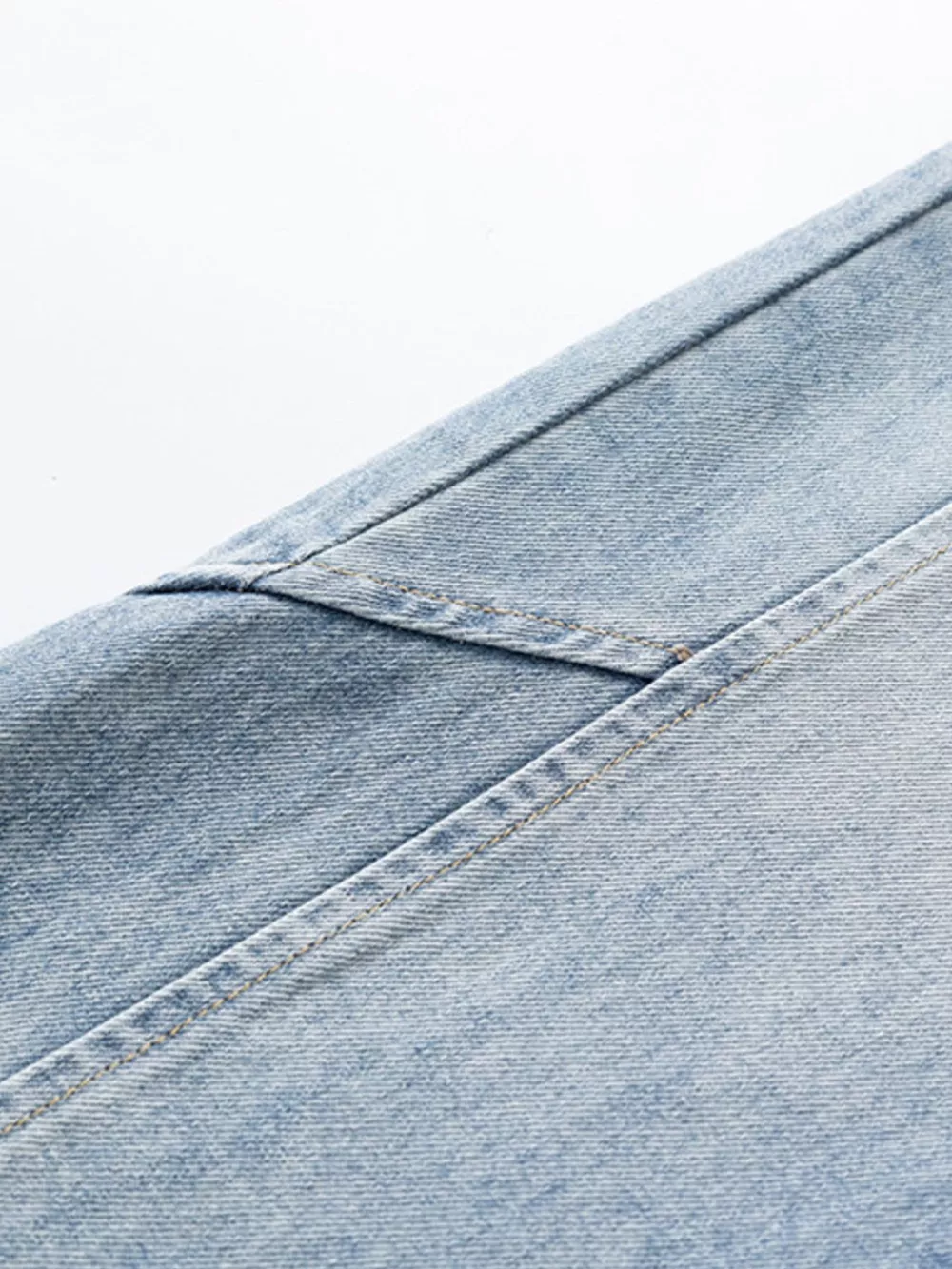 Men's Washed Wide Leg Jeans, image 8