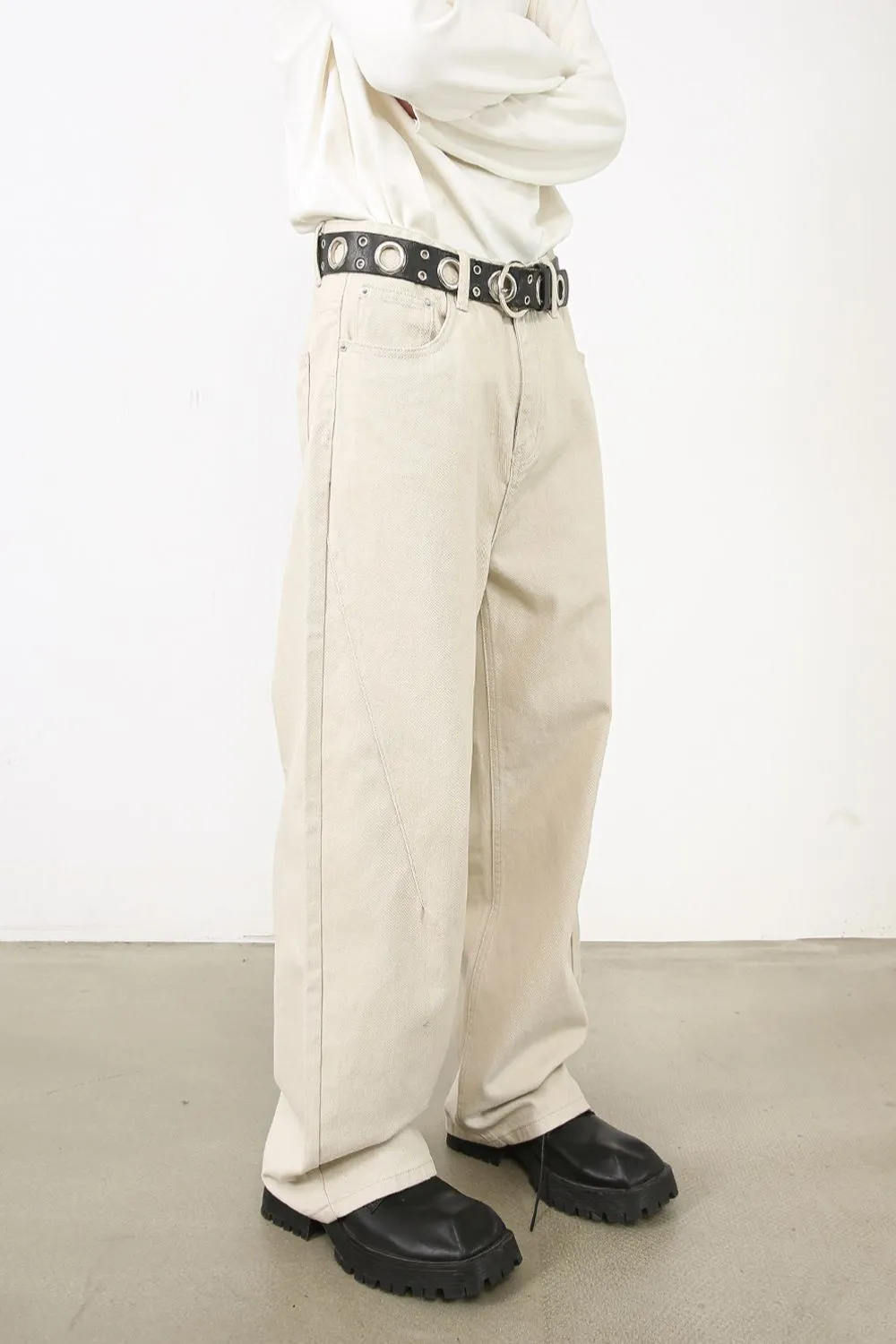 Men's Baggy Jeans with Pockets, image 2
