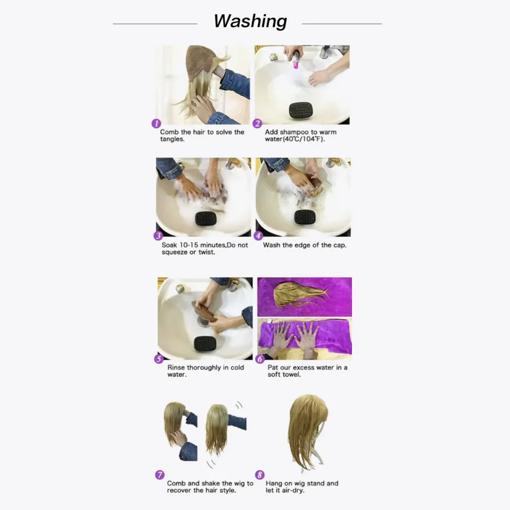 13*3" Lace Front Wigs Synthetic Long Wavy 24" 130% Density, image 9