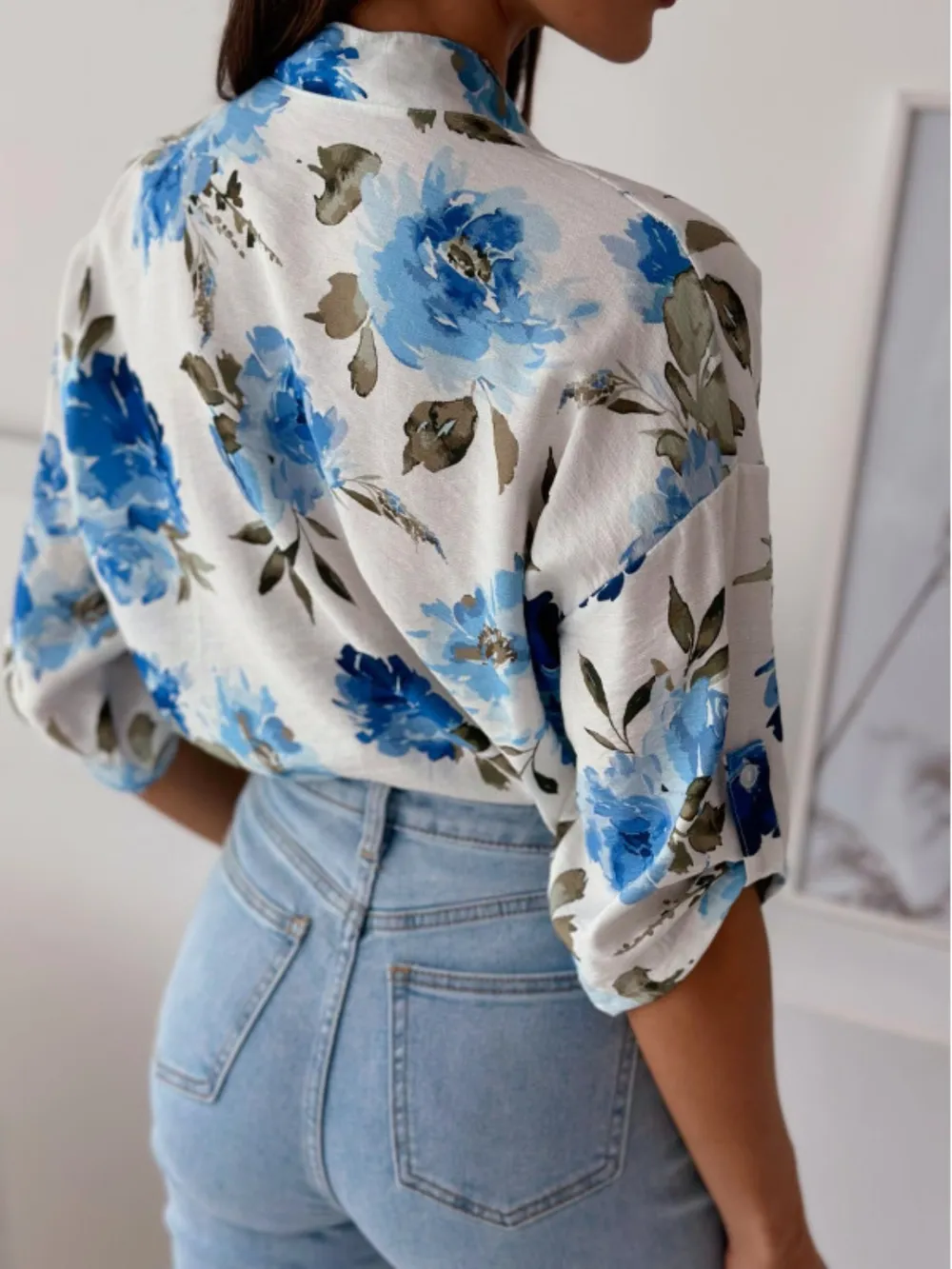 Printed Button Up Half Sleeve Shirt, image 6