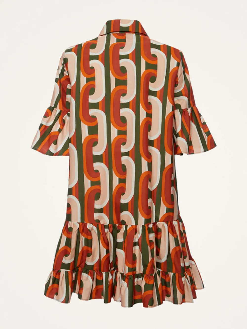 Floral Print Ruffle Sleeve Mini Dress, image 10