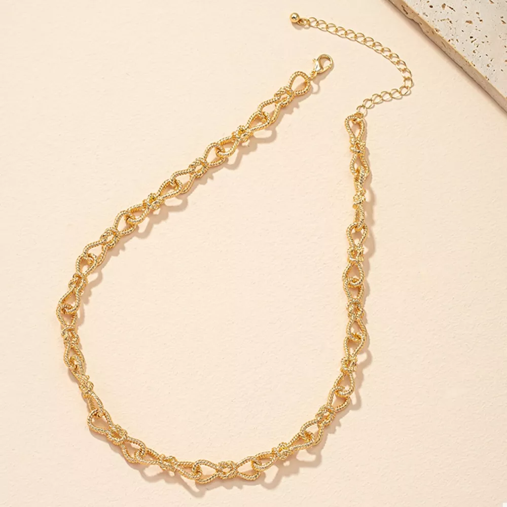 18K Gold-Plated Chain Link Necklace, image 2
