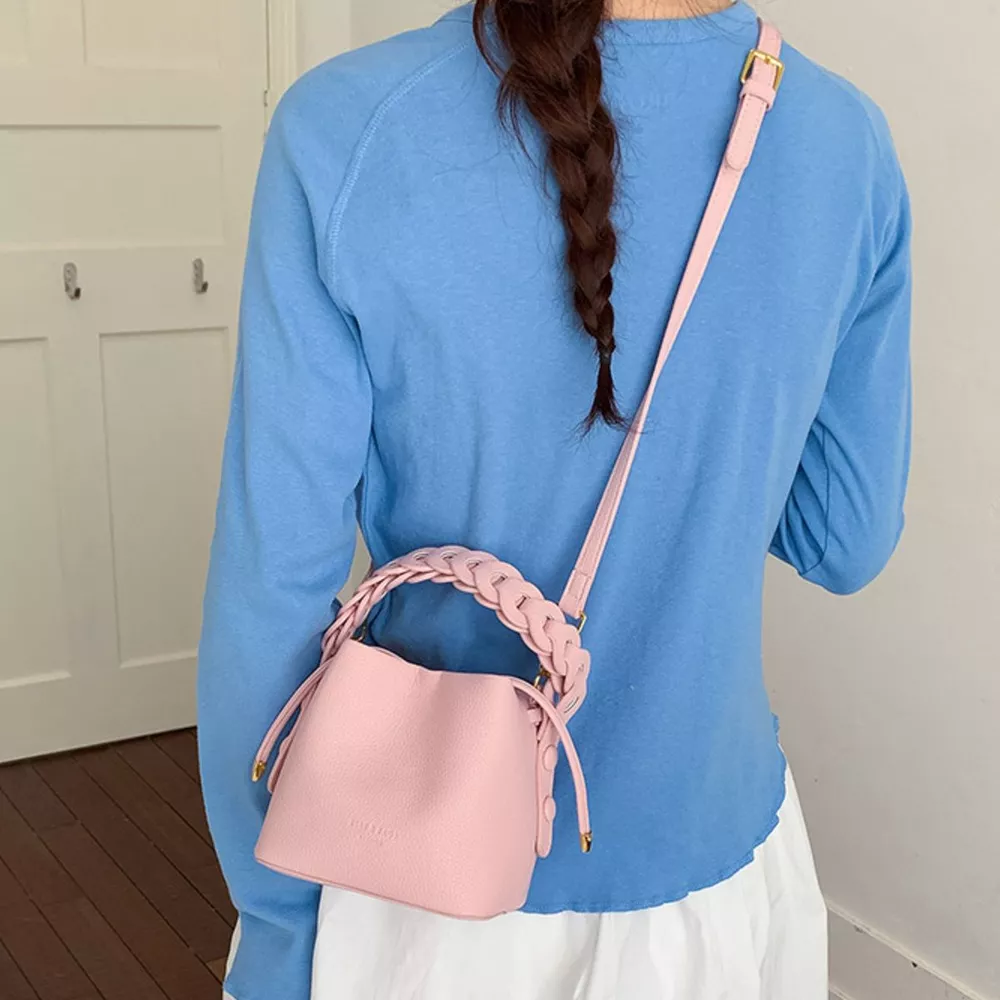 PU Leather Bucket Crossbody Bag, image 8
