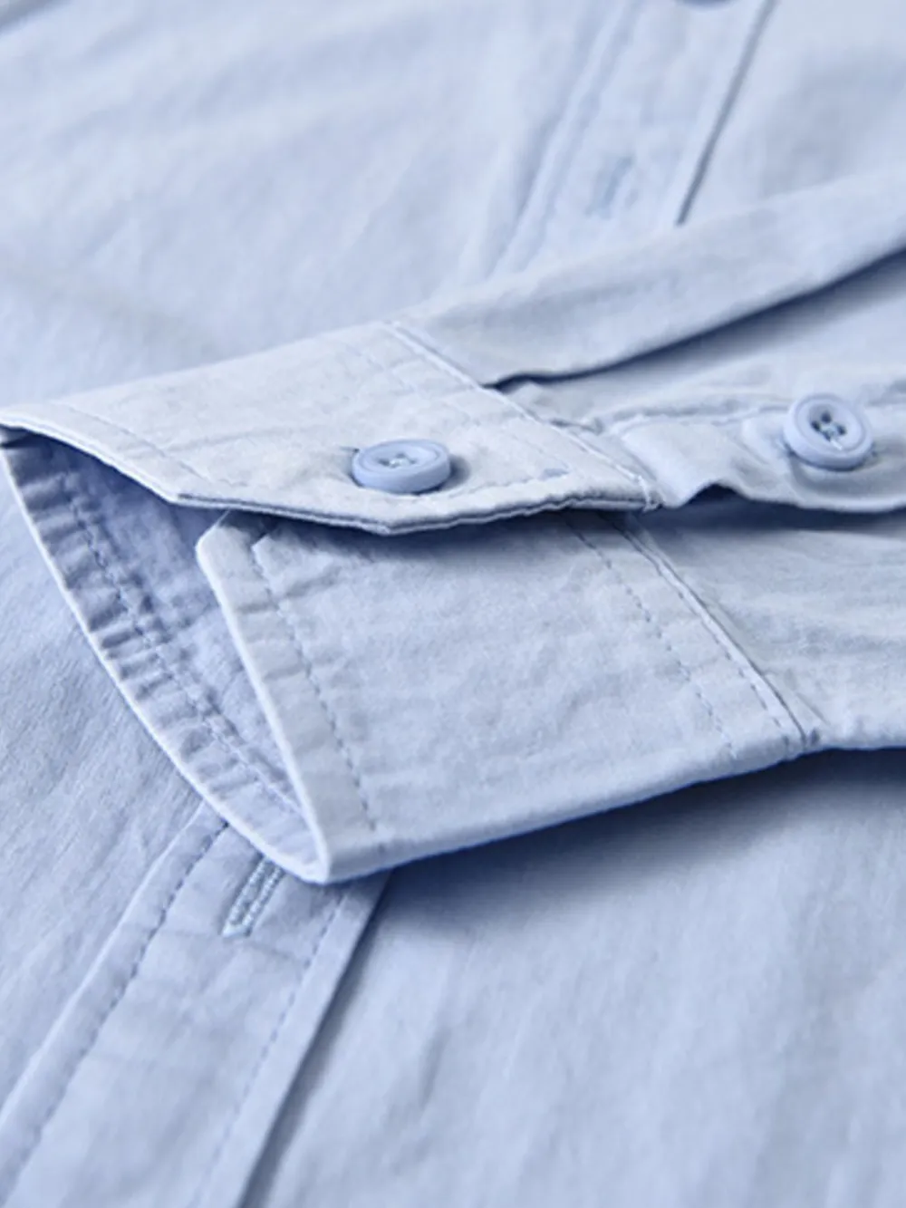 Men's Plus Size Button Up Long Sleeve Shirt, image 10