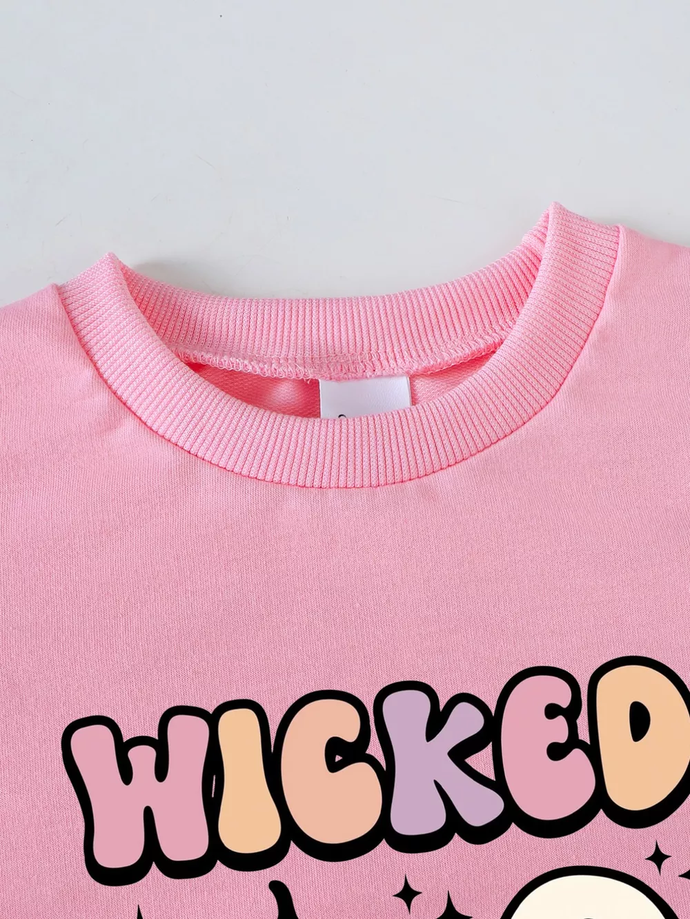 Children's Halloween Graphic Sweatshirt and Flare Pants Set, image 11