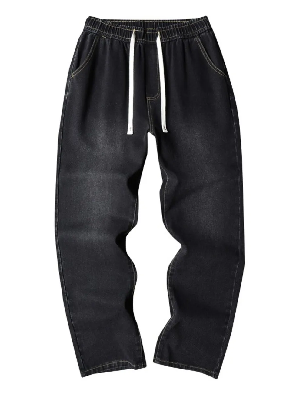 Men's Full Size Wide Leg Wash Jeans Plus Size, image 4