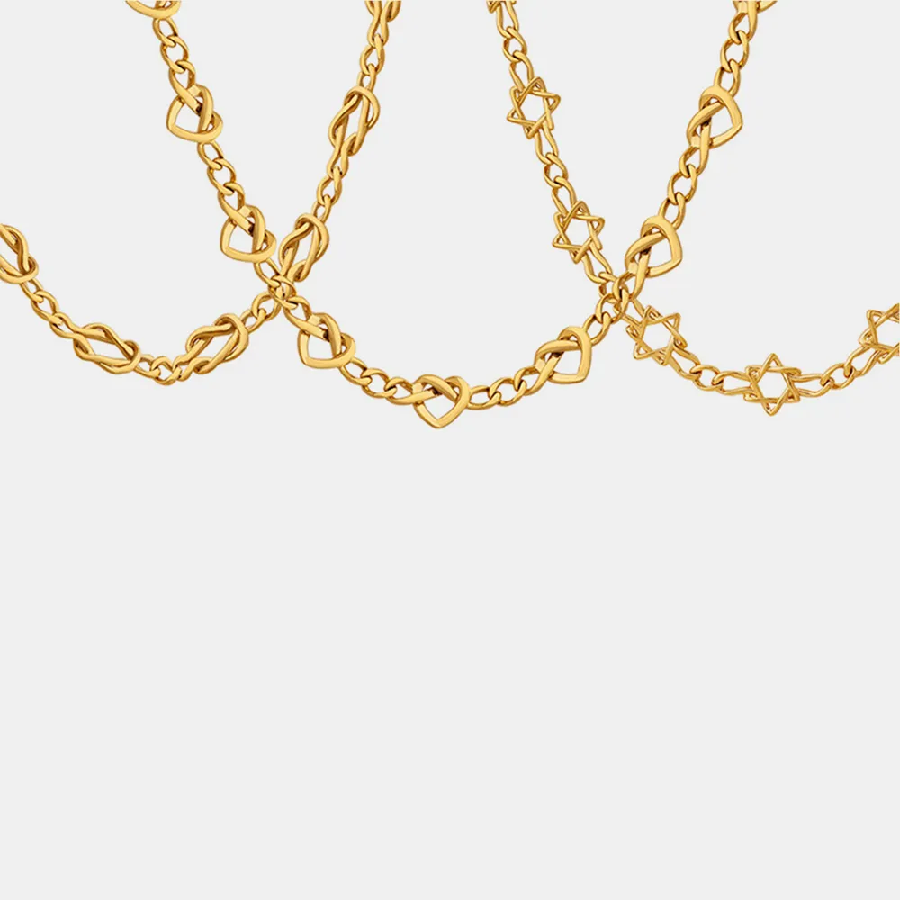 18K Gold-Plated Titanium Steel Bracelet, image 5