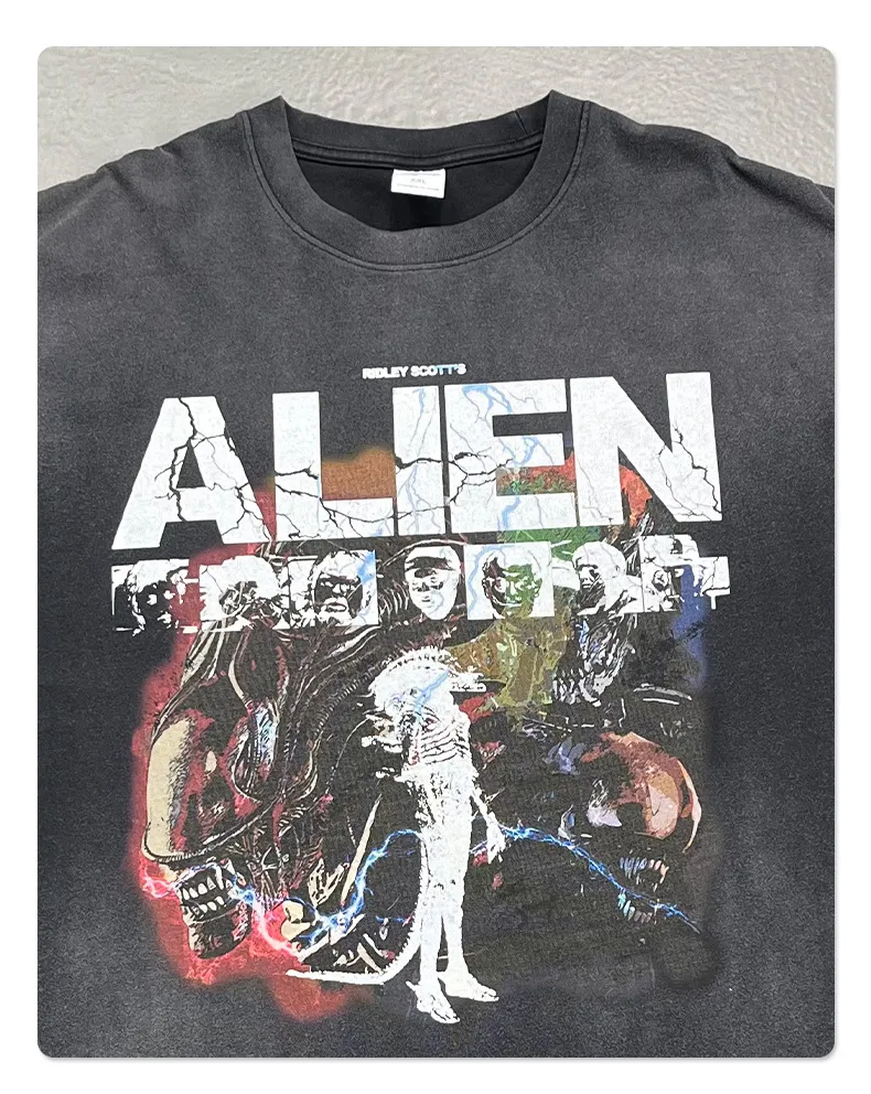 Men's Graphic Round Neck Half Sleeve T-Shirt, image 8