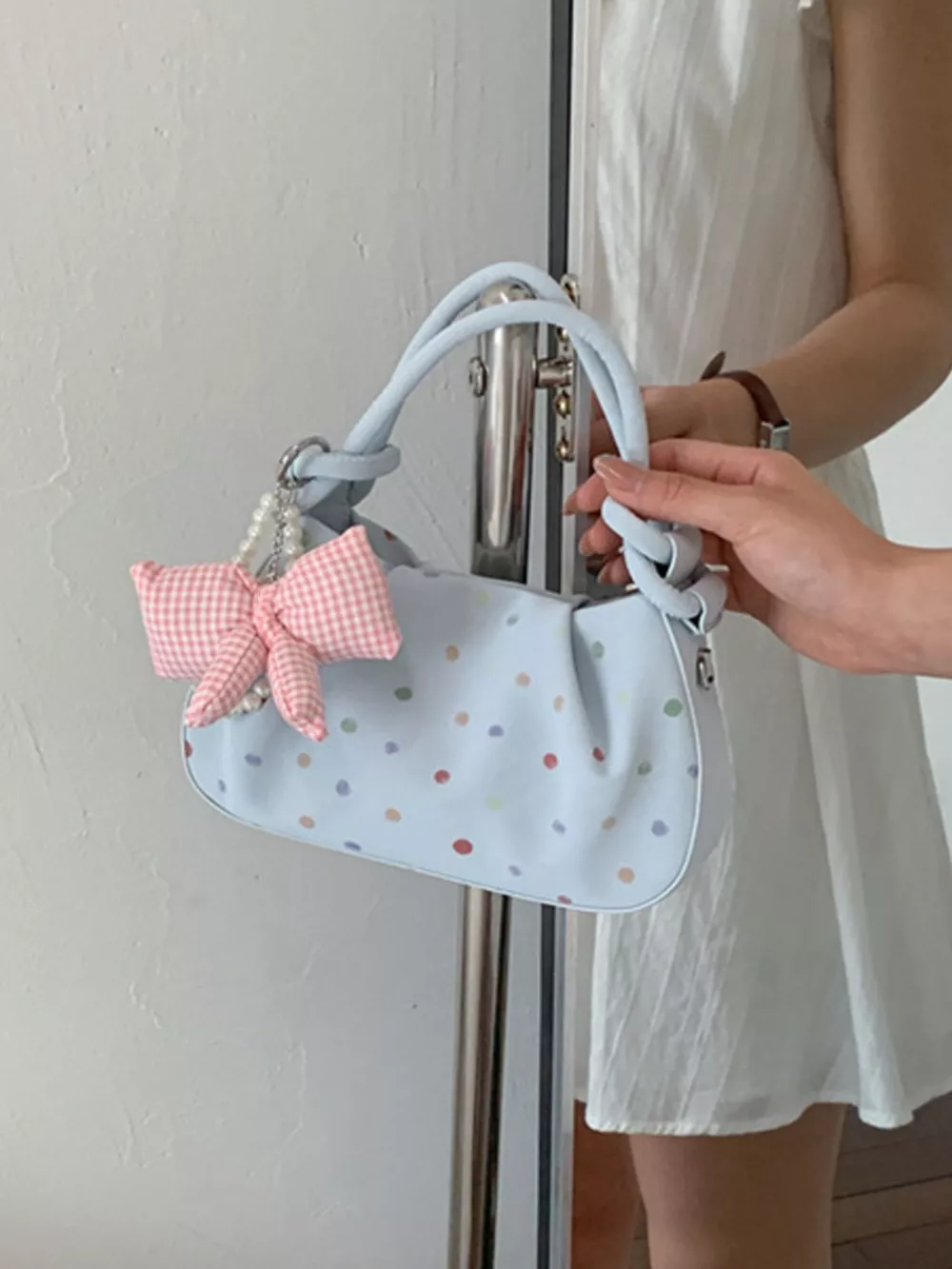 Polka Dot Crossbody Bag, image 2