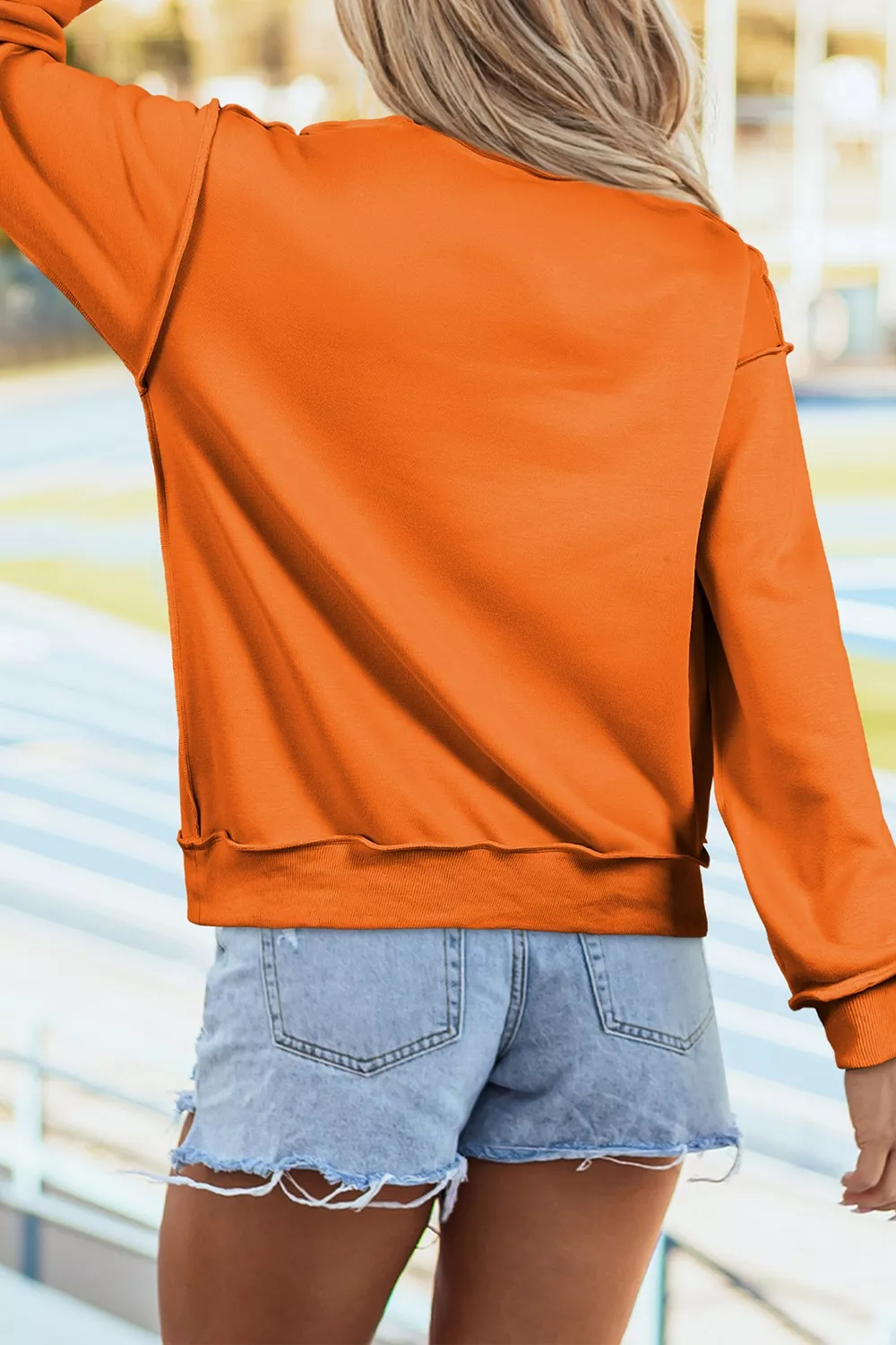 Spooky Season Mock Neck Reversible Halloween Sweatshirt, image 6