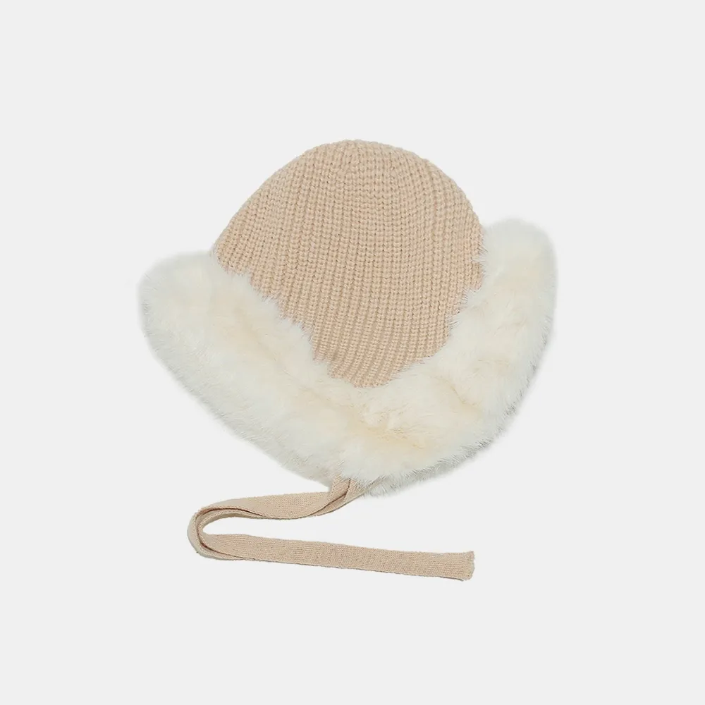 Thermal Tied Fuzzy Winter Hat, image 3