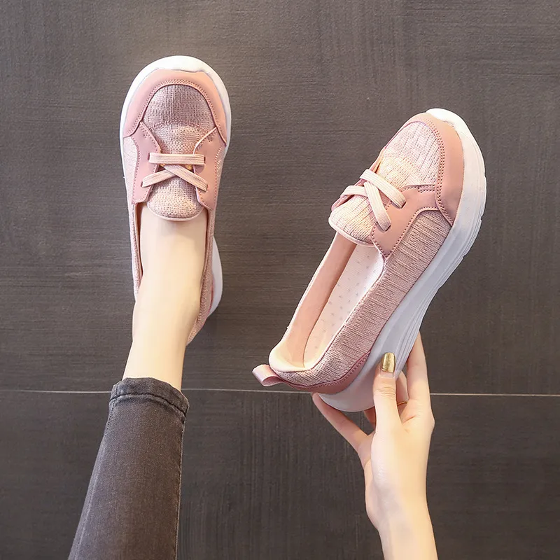 Round Toe Lace Up Sneakers, image 5