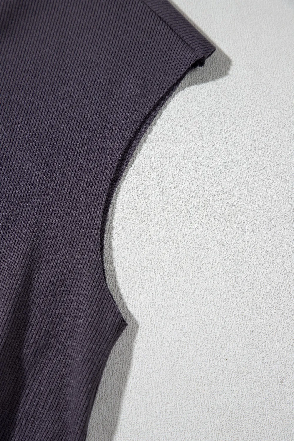 Knit Open Back Cap Sleeve Drawstring Romper, image 3