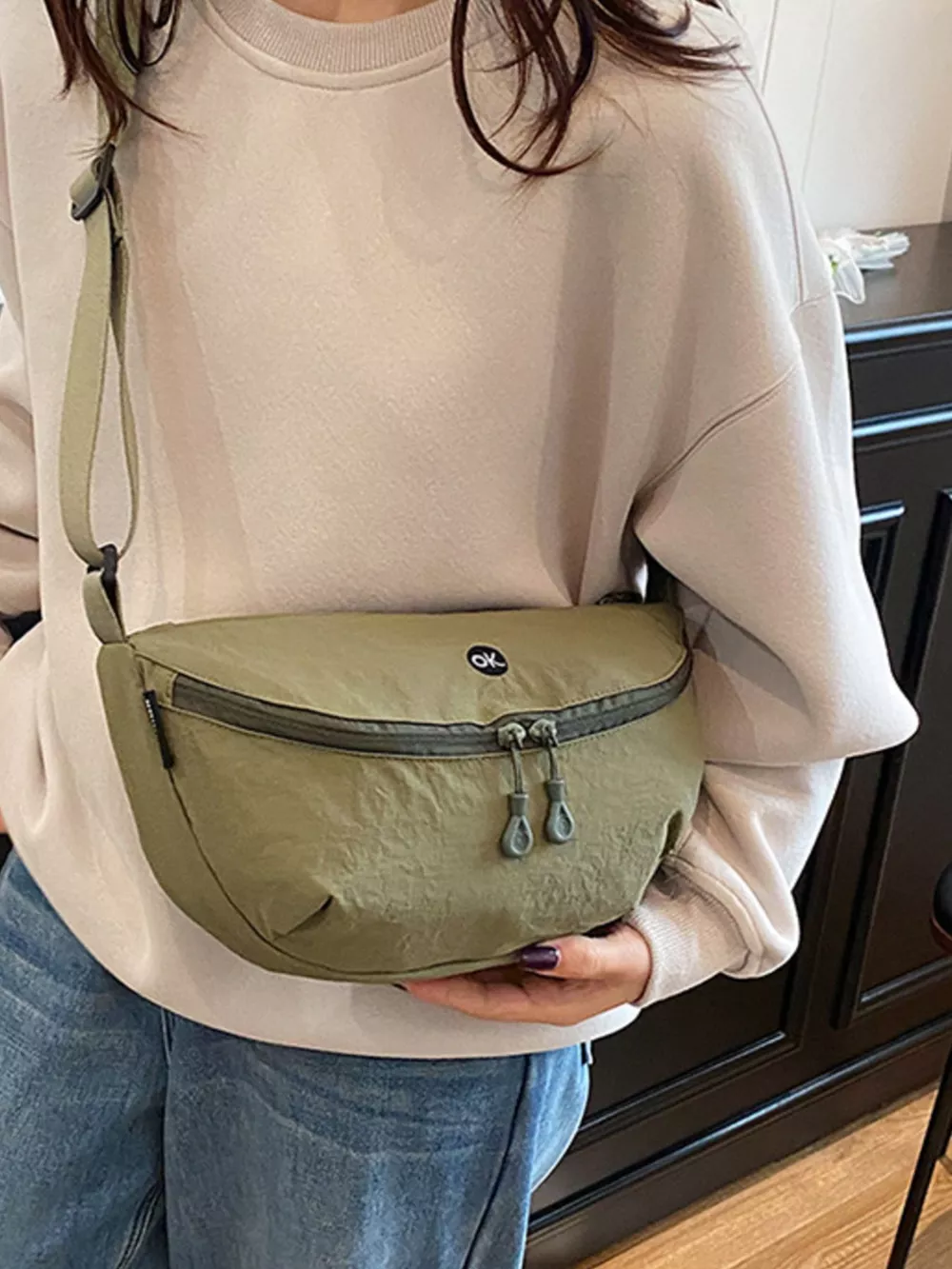 Lightweight Canvas Sling Bag, image 14
