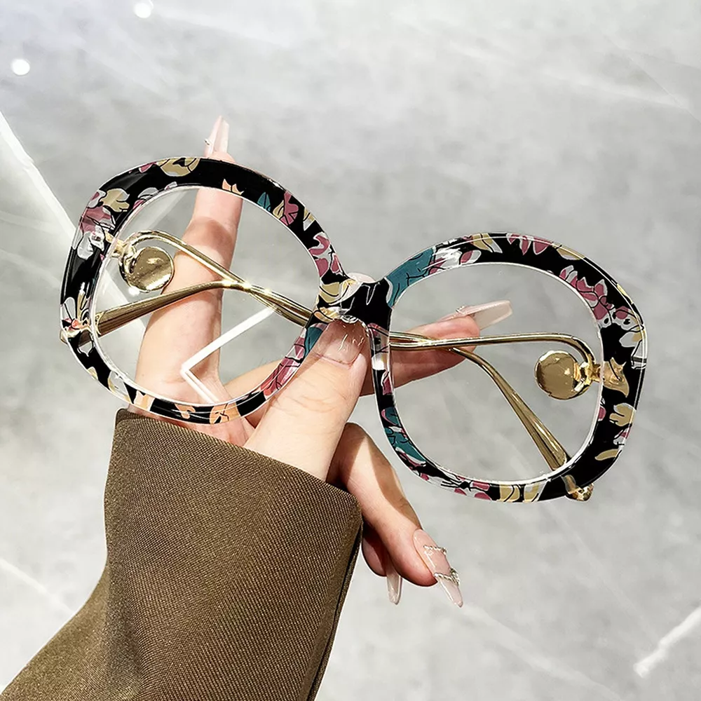 Oversized Round Frame Sunglasses, image 4