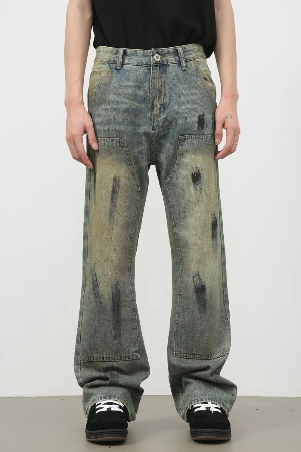 Men's Mid Rise Loose Fit Jeans, image 2