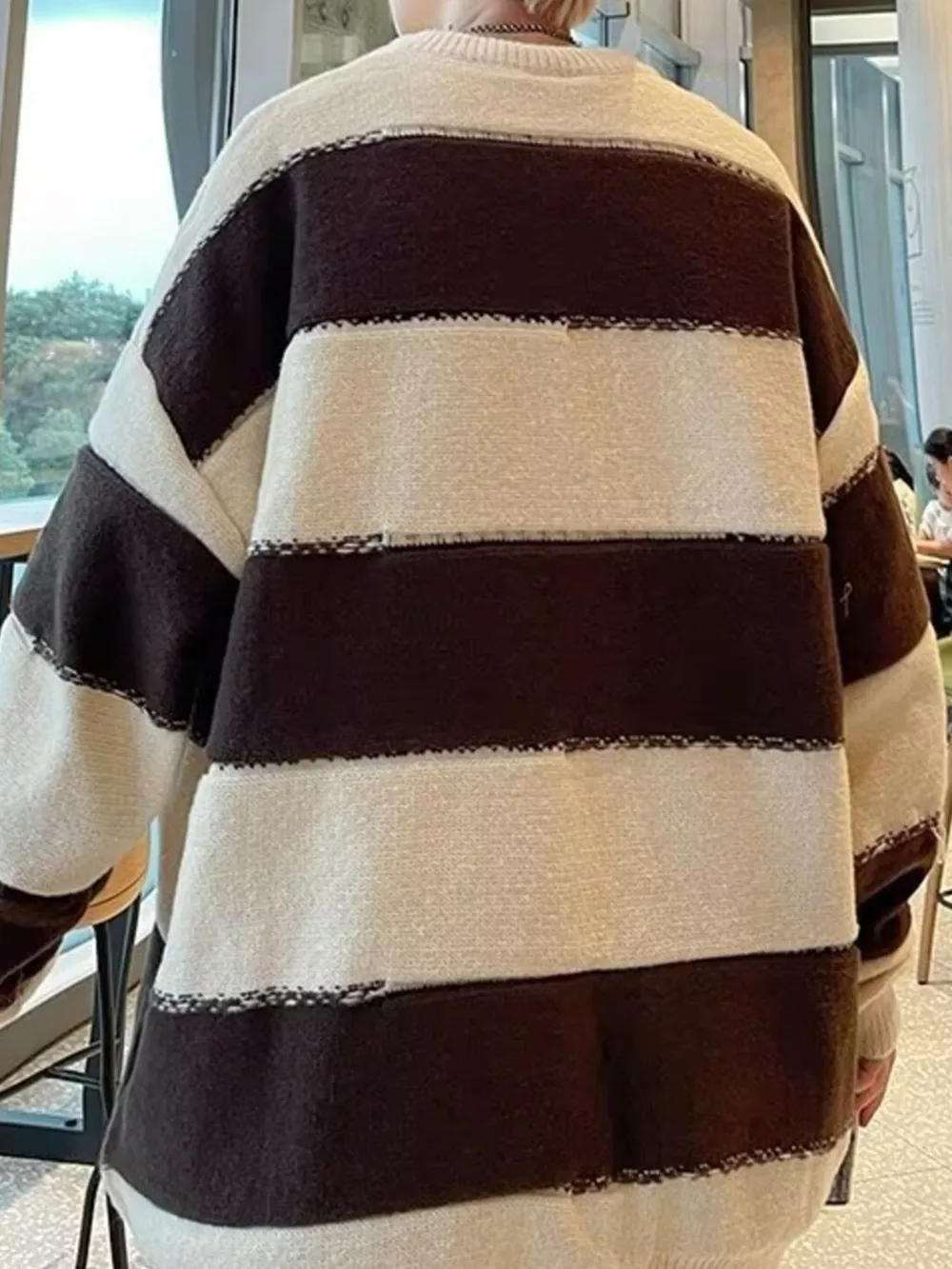 Men's Color Block Long Sleeve Sweater, image 4
