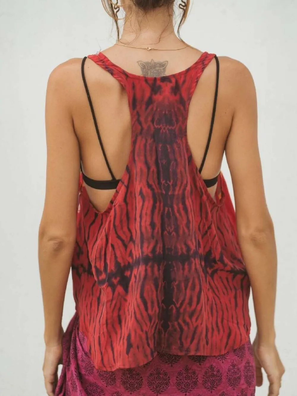 Printed Scoop Neck Tank, image 30