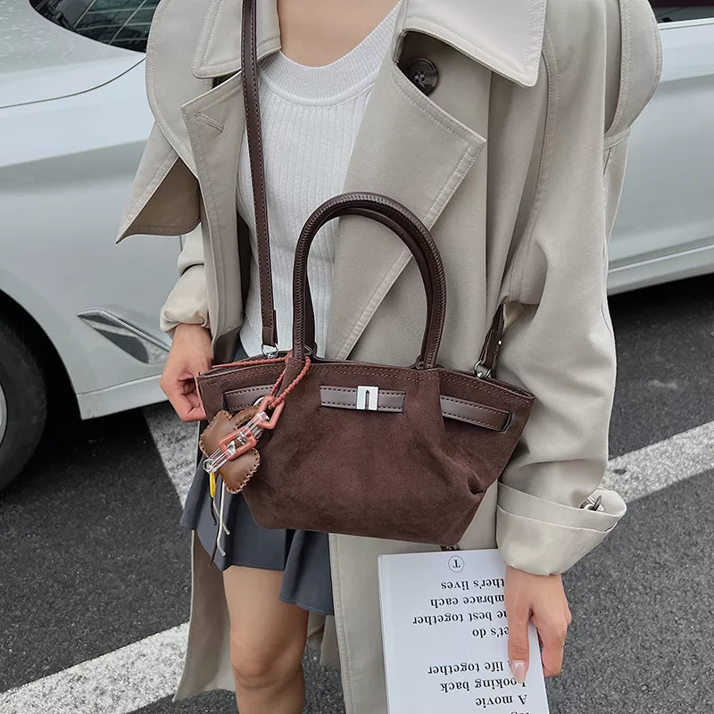 PU Leather Suede Mini Handbag, image 8
