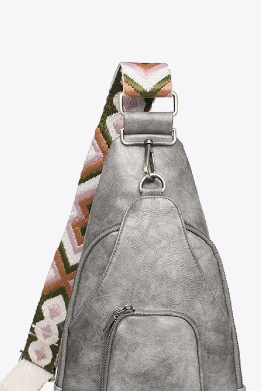 Take A Trip PU Leather Sling Bag, image 26