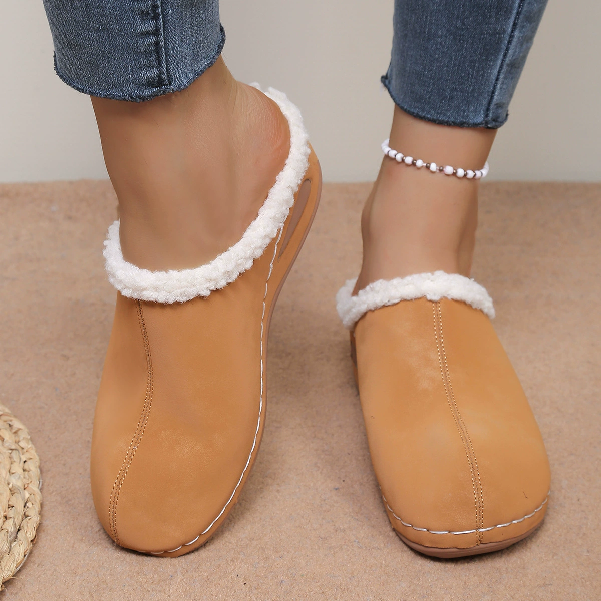 Plush Lined Wedge Slip-Ons, image 2