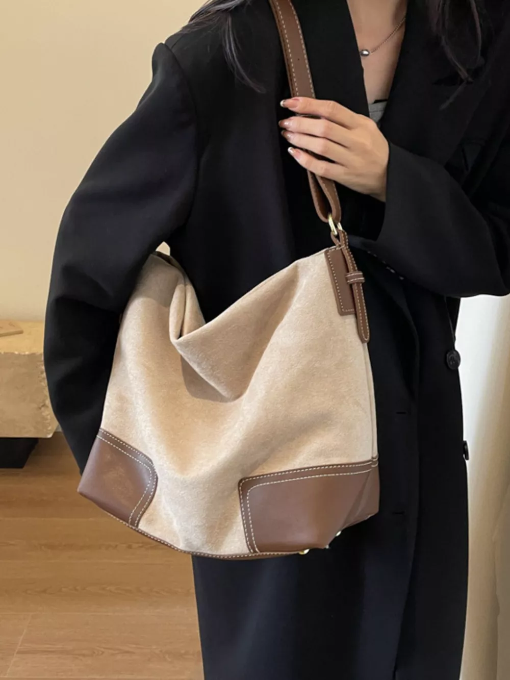 Color Block Shoulder Bag, image 4