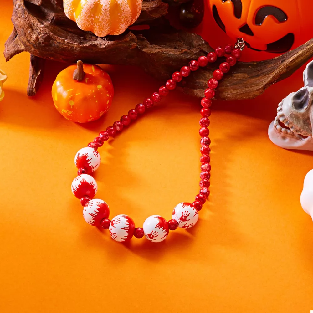 Halloween Necklace and Bracelet Jewelry Set, image 4
