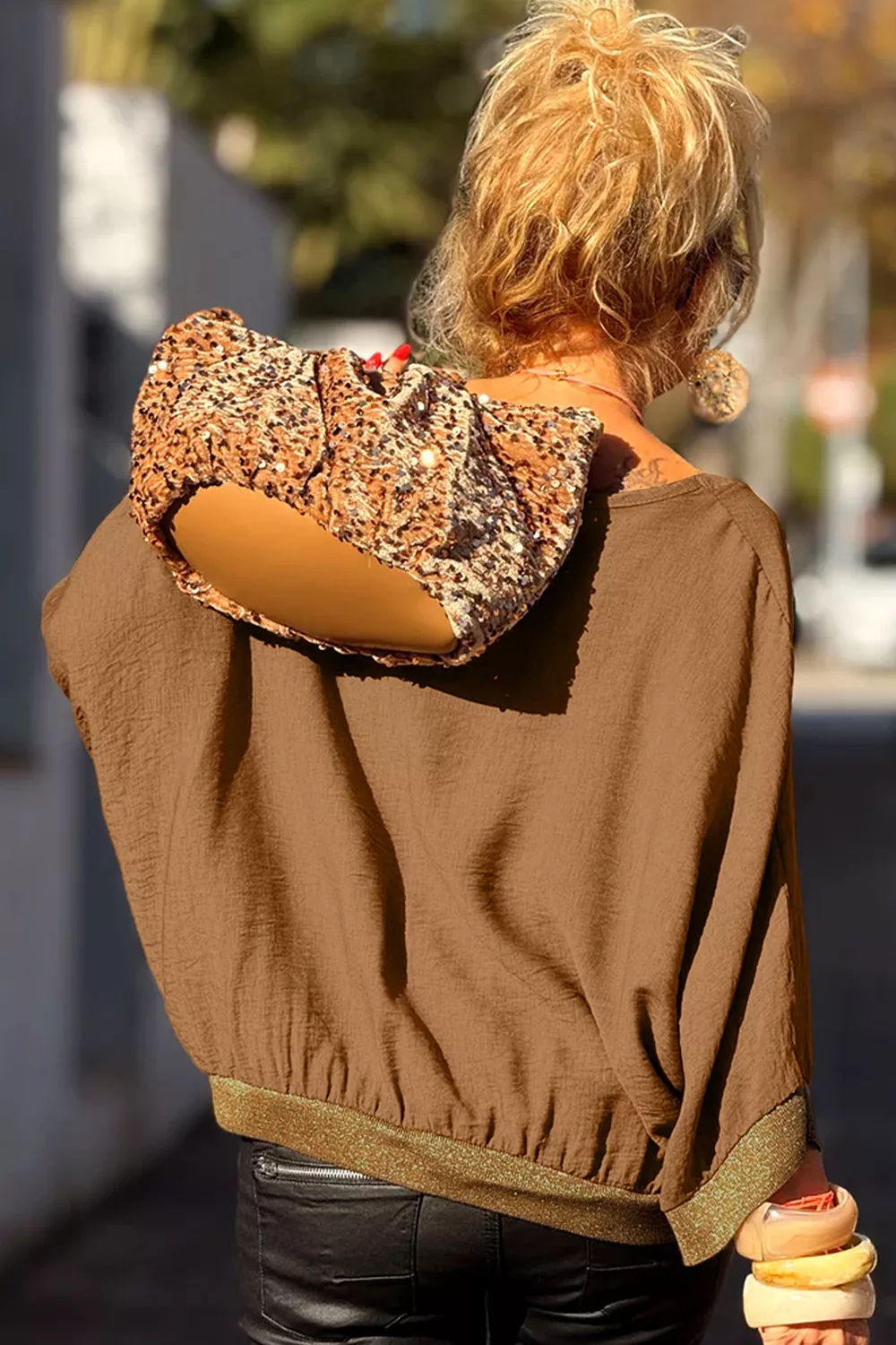 V-Neck Button Up Shirt, image 6