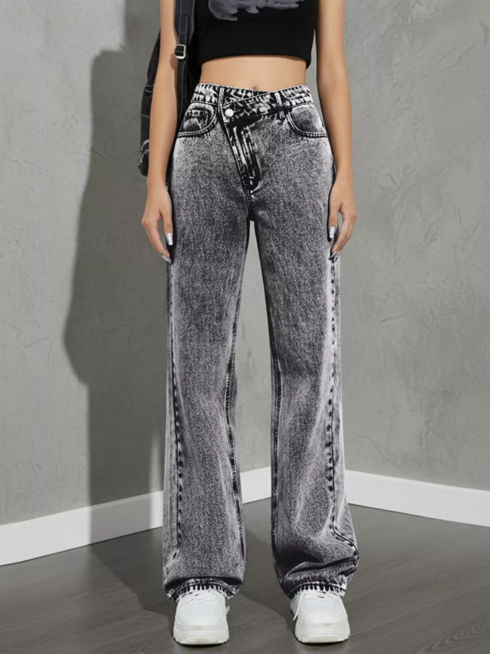 High Waist Wide Leg Jeans, image 6