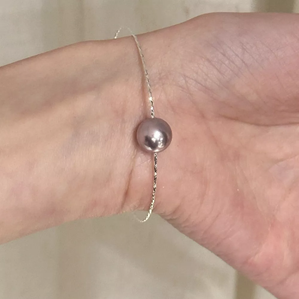 Pearl Bangle Bracelet, image 5