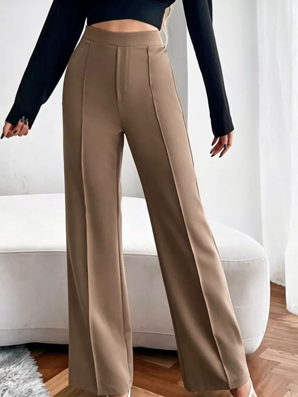High Waist Flare Pants, image 5