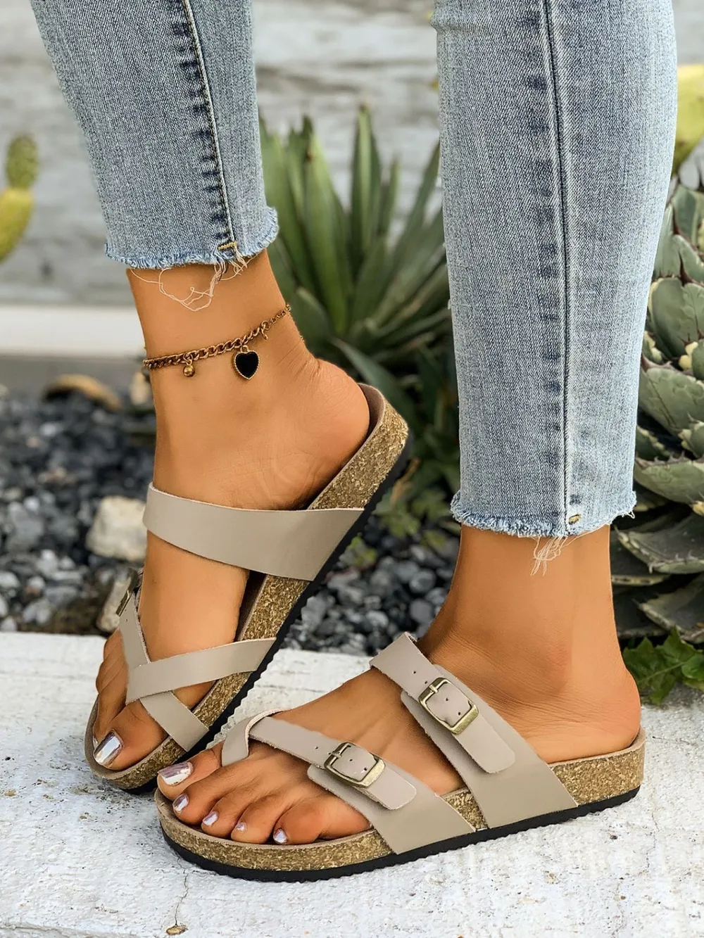 Toe Loop Platform Sandals, image 3