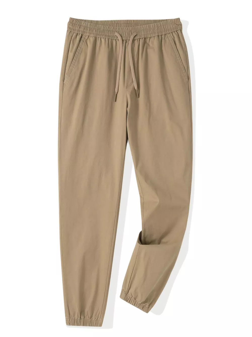 Men's Plus Size Casual Drawstring Ankle Cuffed Pants, image 7