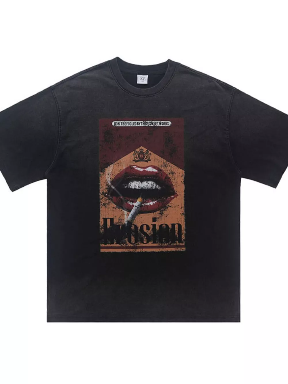 Men's Graphic Round Neck Half Sleeve T-Shirt, image 4