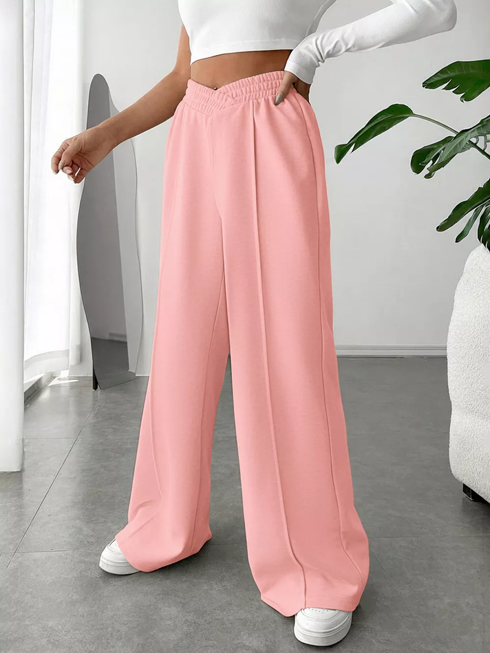 Wide Leg High Waist Pants, image 6